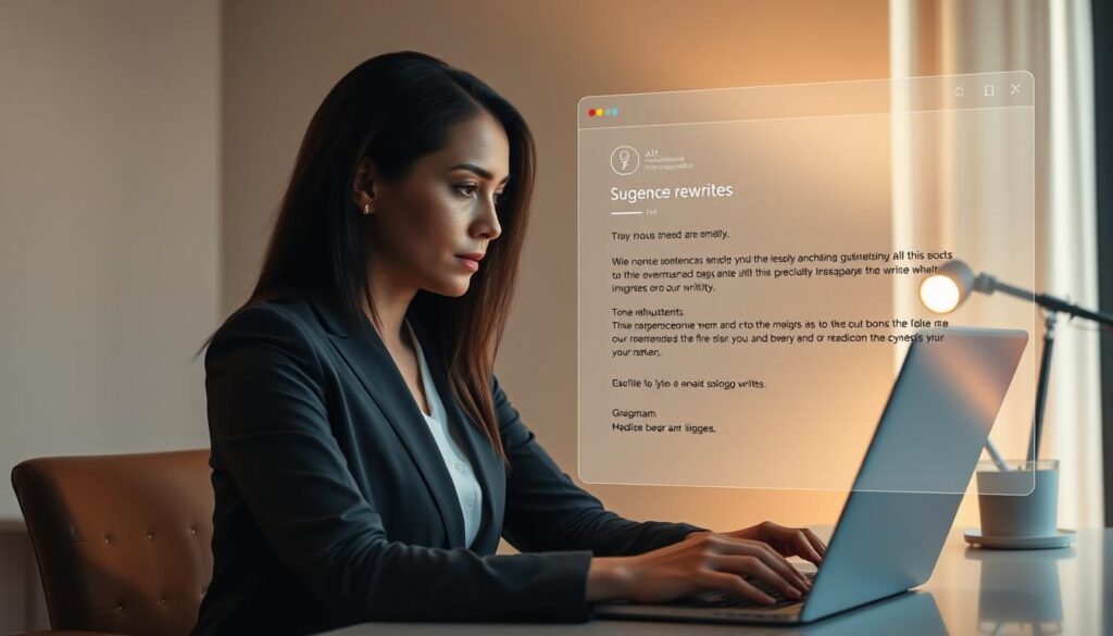 AI help writing email